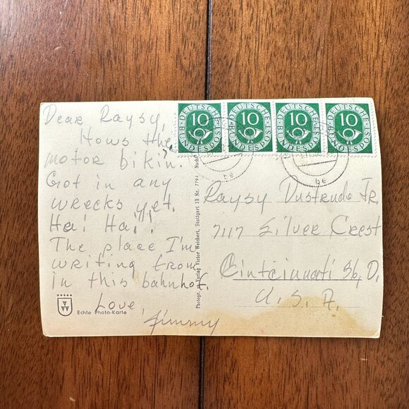 Stuttgart Hauptbahnhof Train Station in Germany Postcard - Picture 4 of 9